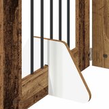  Vrata za pse s postoljem 4 pcs Staro drvo 60 x 80 cm | shoptok.hr