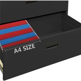 vidaXL Ormarić za spise antracit 90 x 46 x 134 cm čelični | shoptok.hr