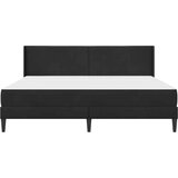  Okvir kreveta s madracem s uzglavljem Crna 180 x 200 cm Baršun | shoptok.hr
