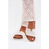 Boto Women's sandals on cork platform with decorative detail white Vessira | ePonuda.com