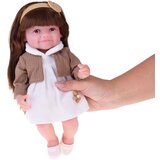  Prekrasna mekana gumena lutka 30 cm TOSIA duga kosa + bočica i pelena ZA5832lutka od mekane gume, duga kosa, haljina, 30 cm ZA5832 | shoptok.hr