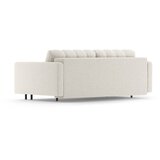 Cosmopolitan Design Kremno bela raztegljiva sedežna garnitura s prostorom za shranjevanjeiz tkanine bouclé 222 cm Bali – | Shoptok.si