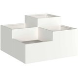  Vrtna saksija Bijelo 100 x 100 x 48 cm Čelik | Eponuda.com