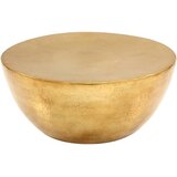  Stolić za kavu od čekićanog aluminija 70 x 30 cm mjedeni | shoptok.hr