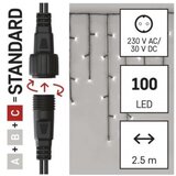 Emos lighting Standard LED povezovalna božična veriga – ledene sveče, 2,5 m, hl. bela D1CC01 Cene