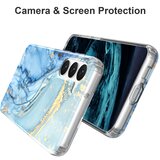 INORCO Za Samsung Galaxy S23+ GW18 IMD hrbtni pokrovček za mobilni telefon PC+TPU etui za telefon z vzorcem marmorja, (22033027) | Shoptok.si