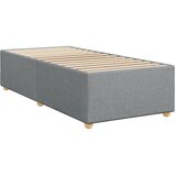  Okvir kreveta s oprugama i madrac svjetlosivi 80x200cm tkanina | shoptok.hr