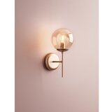  Redo 01-2942 - Zidna svetiljka MUNDI 1xE14/28W/230V bakar/dimljeno staklo | Eponuda.com
