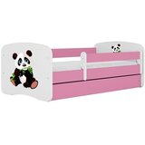 HAPPYKIDS Dječji krevet Dreamy panda 2 160x80 sa madracem bez ladice Rozičasta | shoptok.hr