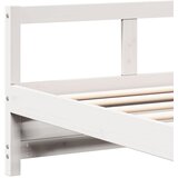  Dnevni krevet bez madraca bijeli 90 x 200 cm masivna borovina | shoptok.hr