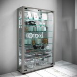 MID.YOU Vitrina Lumo, Srebrna | Shoptok.si
