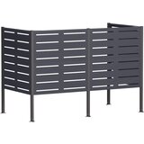  Ekran za kante za smeće 167 x 85 x 113 cm Čelik Antracit | shoptok.hr