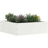  Ograda oko Travnjaka 6 pcs Bijelo 40 x 40 x 13 cm Čelik | shoptok.hr