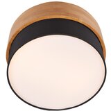  Črna/v naravni barvi stropna svetilka s tekstilnim senčilom Seasons | Shoptok.si