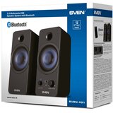 Sven 431 2.0 zvočniki za računalnik, črni, USB, izhodna moč 2x3W (RMS), Bluetooth | Shoptok.si