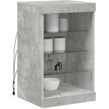  Komoda s LED svjetlima siva boja betona 41x37x67 cm | Eponuda.com