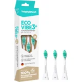 happybrush ECO VIBE 3+ glave za električne zobne ščetke White - 1 set