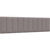  Postelja z vzmetnico taupe 180x200 cm blago | Shoptok.si