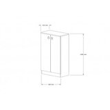 Hanah home Defne - Sapphire omarica za obutev, (20783219) | Shoptok.si