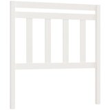 Maison Chic posteljno vzglavje - vzglavna omarica - nočna omarica belo 96x4x100 cm trdna borovina, (21706024) Cene