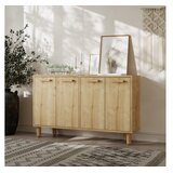 Hanah home Hanah Kućna konzola Venecija, 120x73,6x29,6 cm, Hrast | Eponuda.ba