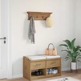  Vješalica za kapute montirana na zid Prirodna 70 x 10 x 20 cm | shoptok.hr