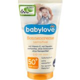 babylove sensitive krema za zaštitu dečije kože od sunca sa veoma visokim faktorom zaštite, SPF50+ 75 ml | ePonuda.com