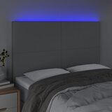  LED uzglavlje svjetlosivo 144x5x118/128 cm od tkanine | Eponuda.ba