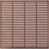  Rešetkasta ograda od WPC-a 180 x 180 cm smeđa | Eponuda.com