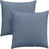 vidaXL Blazine za kavč 2 pcs Modra 80 x 80 cm Žametna tkanina | Shoptok.si