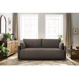 Bobochic Paris Smeđa sklopiva sofa od samta 211 cm Marcel – | shoptok.hr