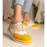 Gemre Yellow classic oxford shoes Toddi | Shoptok.si