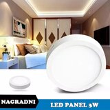  led panel 3w nadgradni okruglog oblika Cene