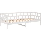  Dnevni ležaj bijeli od masivne borovine 90 x 200 cm | shoptok.hr