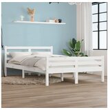  Za krevet od masivnog drva bijeli 135x190 cm 4FT6 bračni | shoptok.hr