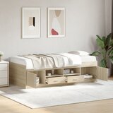  Dnevni krevet s ladicama bez madraca boja hrasta 100x200 cm | shoptok.hr