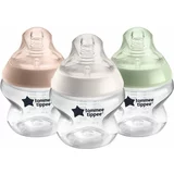 Tommee Tippee C2N Closer to Nature Baby Bottles Set steklenička za dojenčke 0m+ 3x150 ml