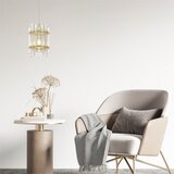 Zuma line P0556-01D-V7V7 - Viseći luster ALEXANDRIA na sajli 1xE14/40W/230V zlatna | Eponuda.com