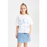 Defacto Girls Oversize Fit Printed Short Sleeve T-Shirt | shoptok.hr