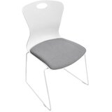 Master Stolica fiksna 45x42x43x87cm bijela/siva 028 Cijene