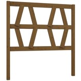  Uzglavlje za krevet boja meda 81 x 4 x 100 cm masivna borovina | shoptok.hr