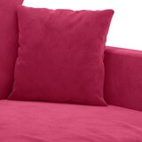  Dvosjed crvena boja vina 120 cm baršunasti | Eponuda.com