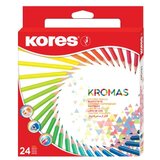  Kores kromas drvene bojice triangular 24/1 7-k93392 ( 38509 ) Cene