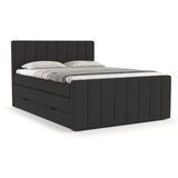 Maison de Rêve Črna boxspring postelja s prostorom za shranjevanje 180x200 cm Ruby – | Shoptok.si