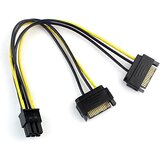 E-green naponski adapter za pci-e vga (6-pin) -2x sata | ePonuda.com