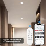  immax neo 07294L - led prigušiva ugradna svetiljka down LED/12W/230V wi‐fi ø 12 cm bela | Eponuda.com