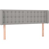 Maison Chic vzglavna omarica - nočna omarica - posteljna omarica z ušesi svetlo sivo 147x16x78/88 cm blago, (21713068) | Shoptok.si