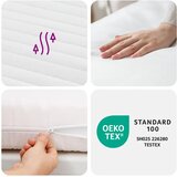  Madrac od pjene bijeli 100x210 cm 7 zona tvrdoća 20 ILD | shoptok.hr