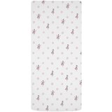 Butter Kings Bela/rožnata napenjalna enojna otroška rjuha iz bombažnega satena 90x200 cm Pink Girl – | Shoptok.si