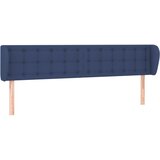 Maison Chic vzglavna omarica - nočna omarica - posteljna omarica z ušesi modro 163x23x78/88 cm blago, (21713006) Cene